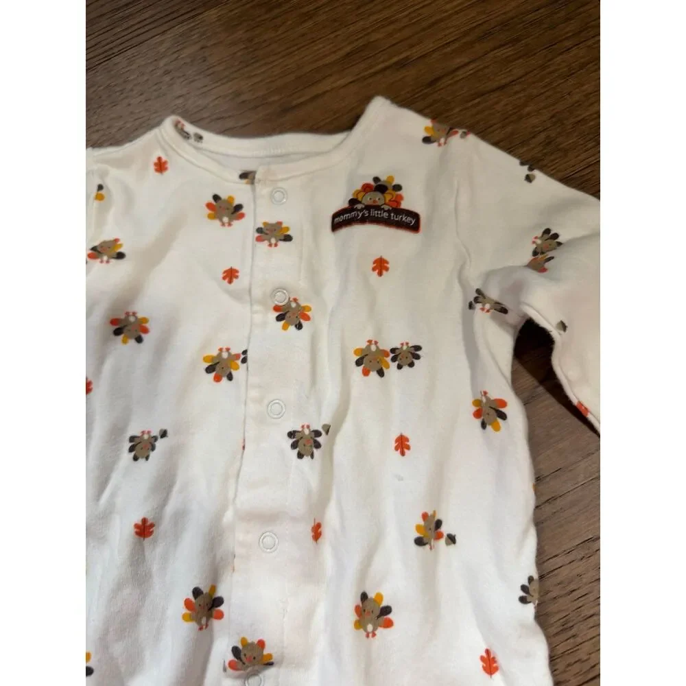 Carter's Mommy's Little Turkey Onsie Turkey Butt Bottom Size 6M